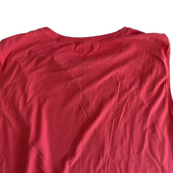 Lululemon Brunswick Muscle Tank Brier Rose Coral Plus Size 16 Cotton Muscle Tank - Picture 5 of 6